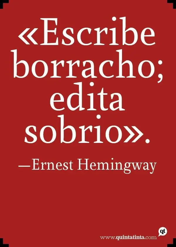 Frases de Ernest Hemingway que te enseñarán sobre la Vida