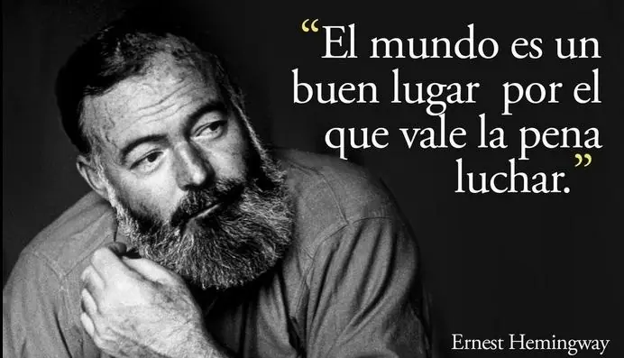 Frases de Ernest Hemingway que te enseñarán sobre la Vida