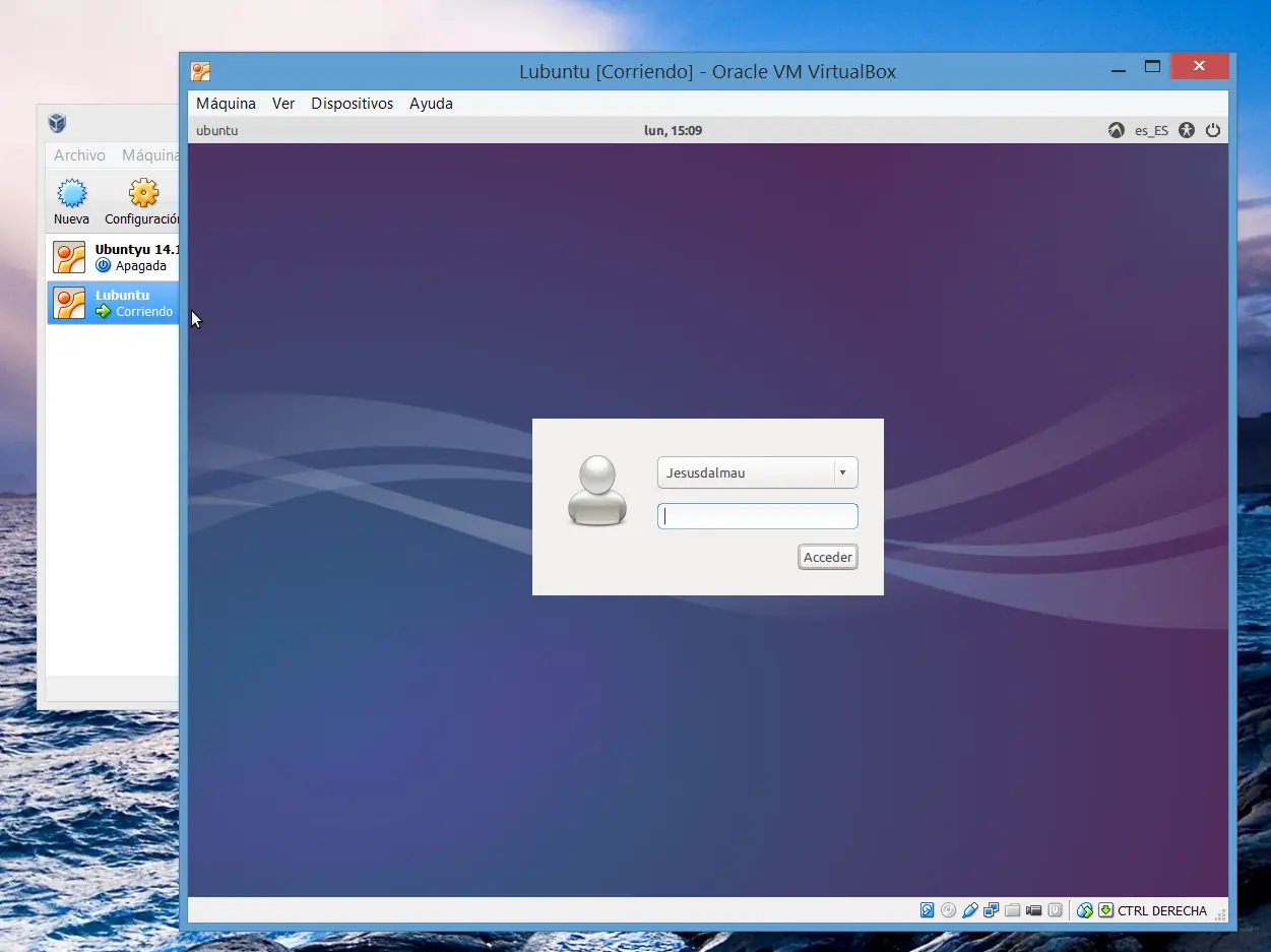 Linux en Windows 8.1 con Virtualbox (JD)