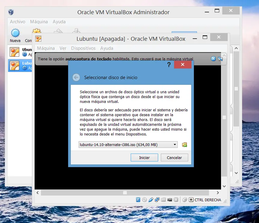 Linux en Windows 8.1 con Virtualbox (JD)