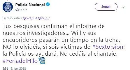Tuitero resolvió crimen. Lo felicitó la policía española