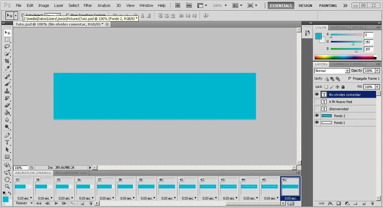 ¡Simple y Elegante Banner para tus Post! | Tutorial | Ps