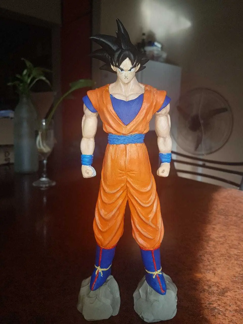 Escultura/sculpture Goku en masilla epoxi
