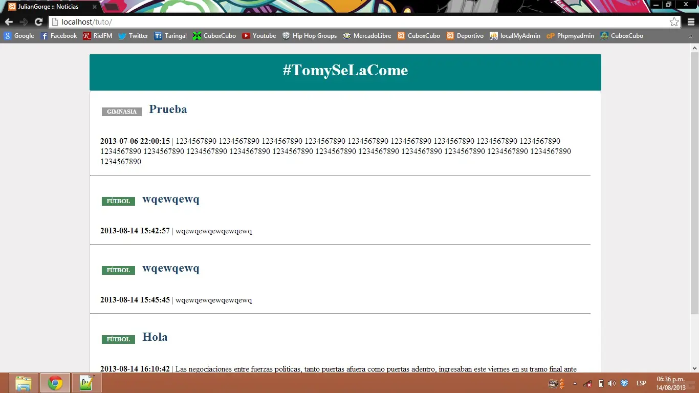 script de noticias
