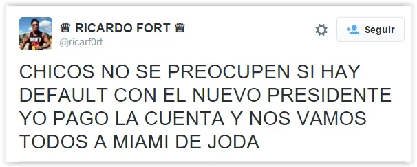2 años de Ricardo Fort, tributo de usuarios de Taringa!