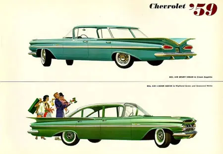 Chevrolet Impala  modelo 58 al 64  pa´ todos los gustos