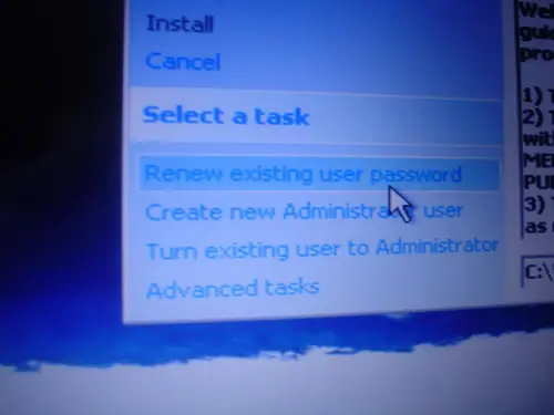 Recuperar Contraseñas de Windows Vista y Anteriores