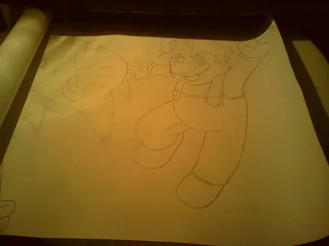 Sonic y Mario Bros ( Dibujo )