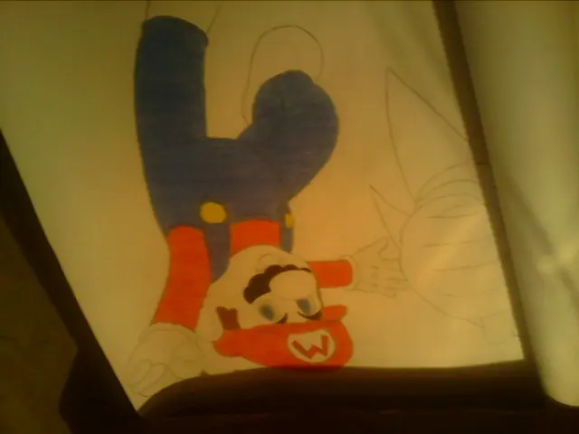 Sonic y Mario Bros ( Dibujo )