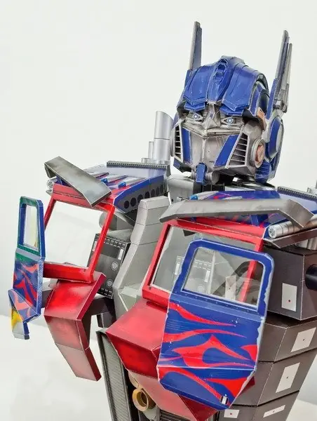 optimus prime de papel optimus prime de papel