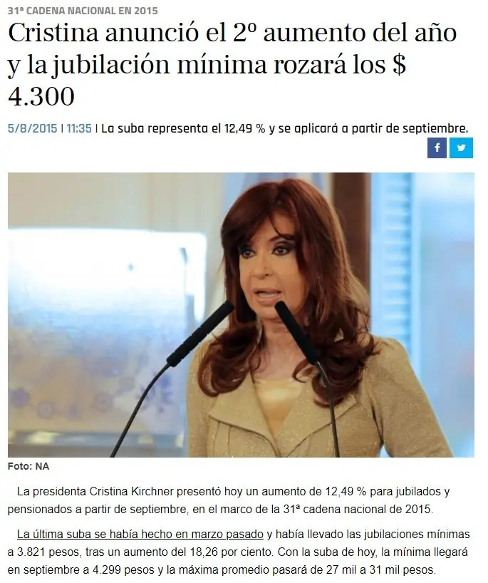 tarifazo