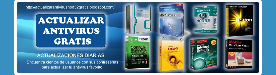 como actualizar mi antivirus nod32 (2012)