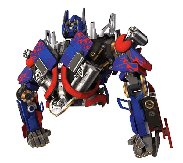 optimus prime de papel optimus prime de papel