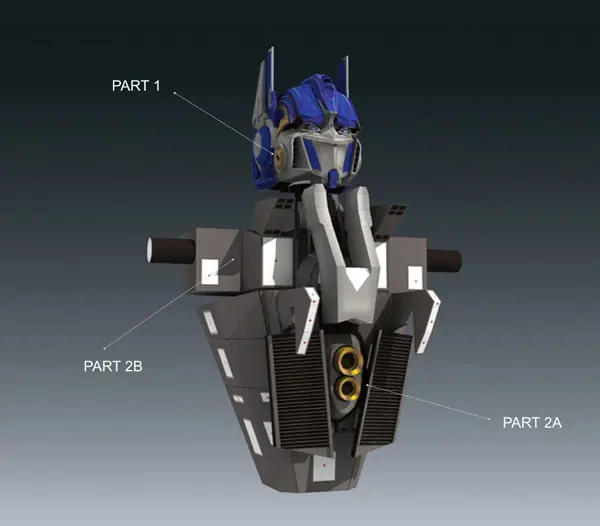 optimus prime en papercraft parte 1,2,3,4,5 cuerpo completo optimus prime en papercraft parte 1,2,3,4,5 cuerpo completo