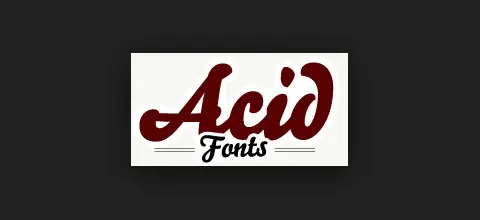 acidfonts acidfonts