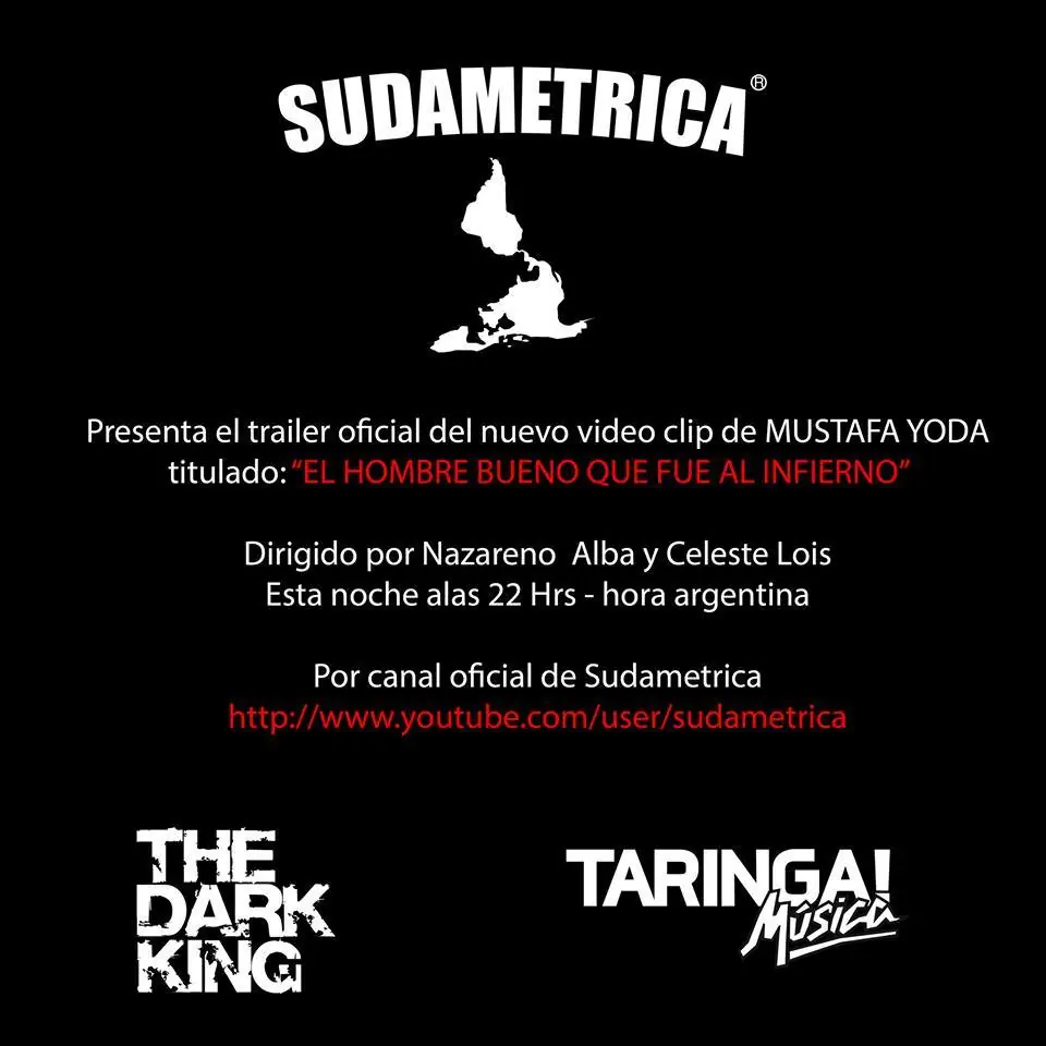 Hoy a las 22 hrs adelanto del nuevo video clip Mustafa Yoda