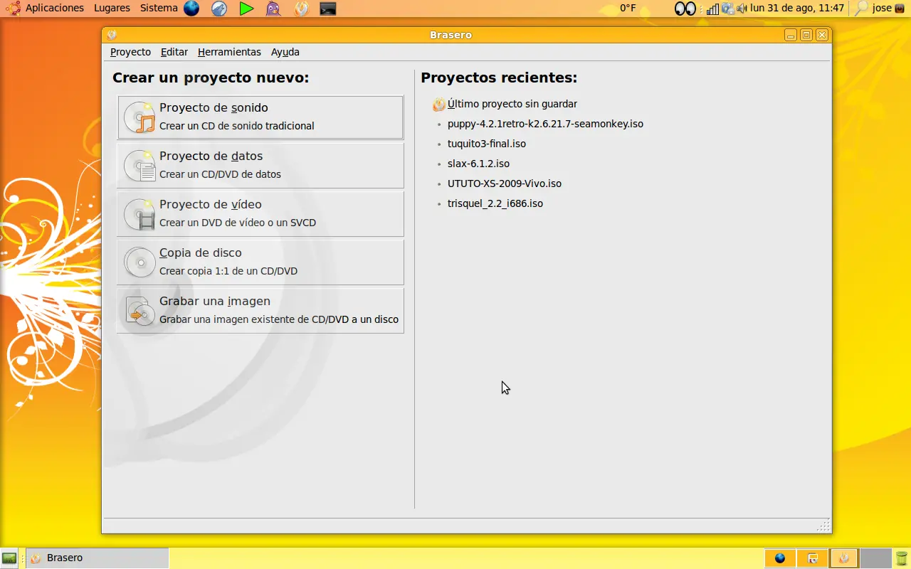 grabador de cd