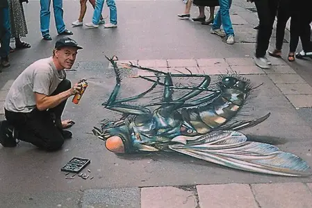 Dibujos en la calle