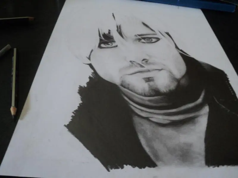 Kurt Cobain - Biografía y Retrato Realista