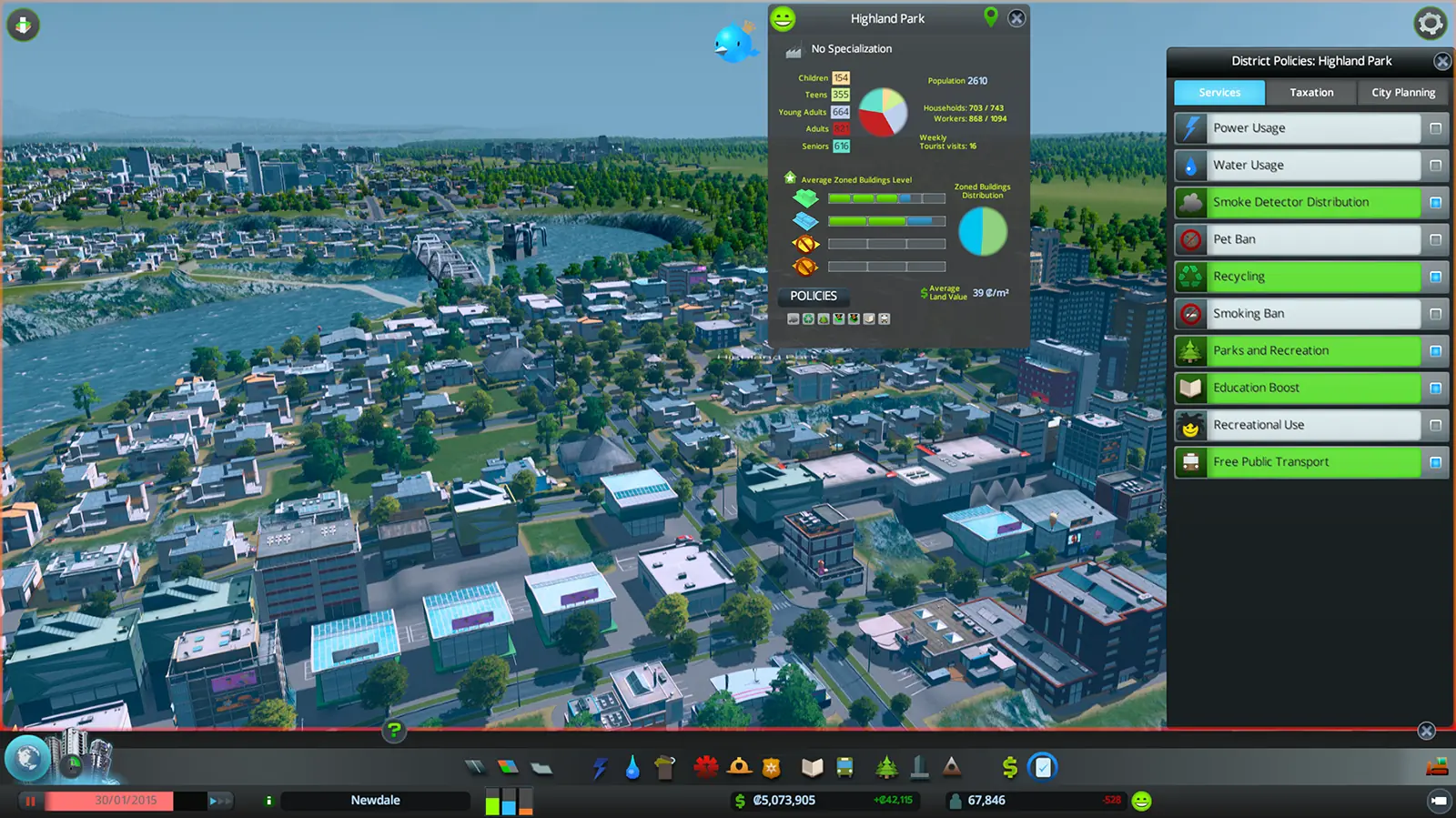 Analisis propio de Cities Skylines
