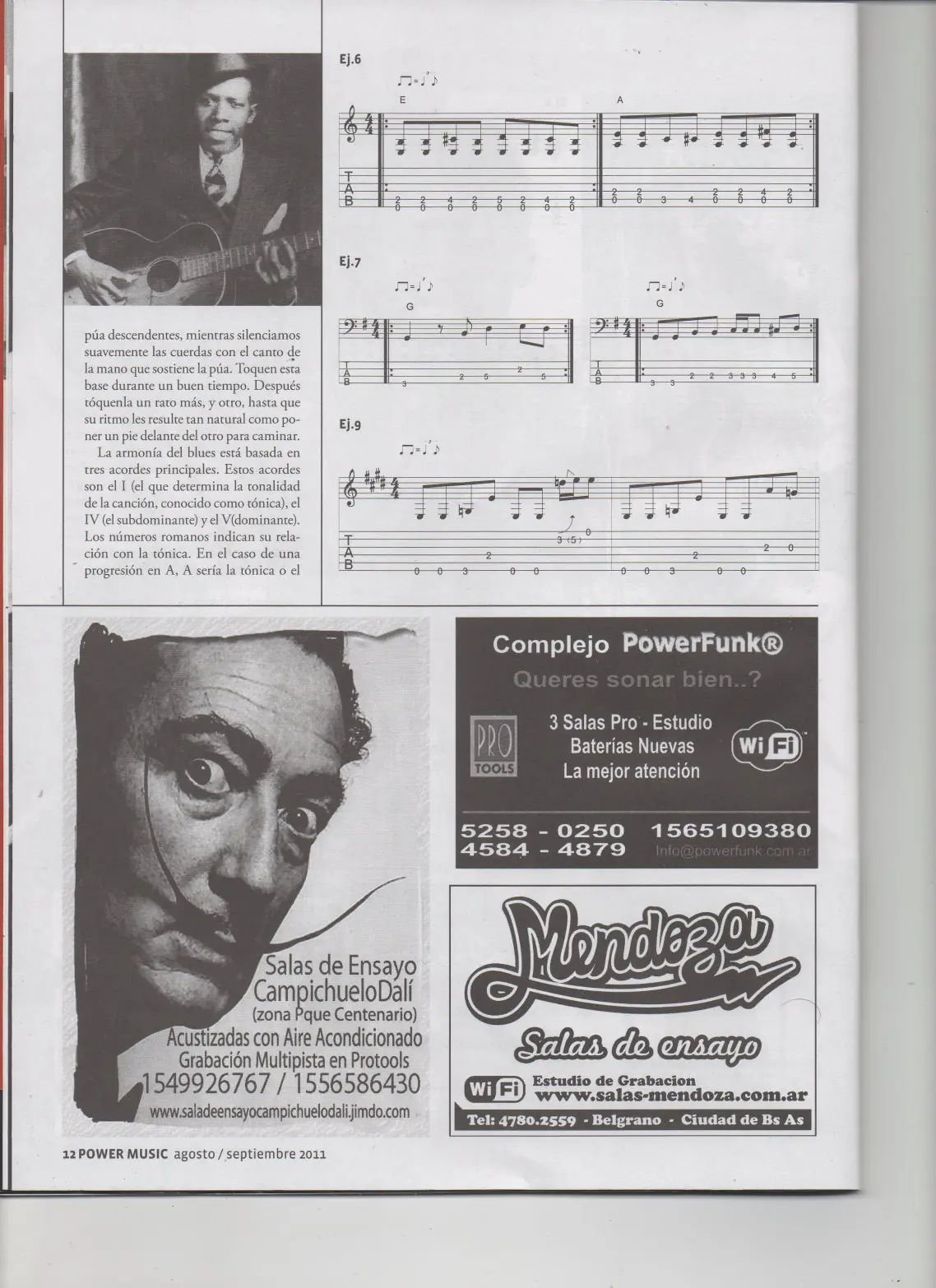 Guitarra: Las bases del Blues