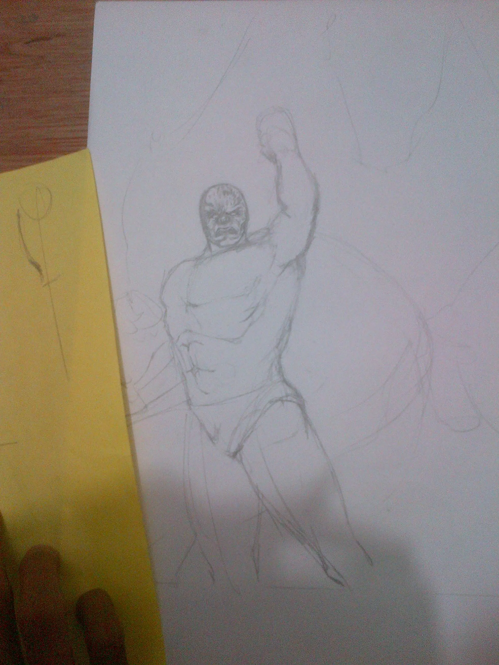 Dibujo Spawn vs Violator comic