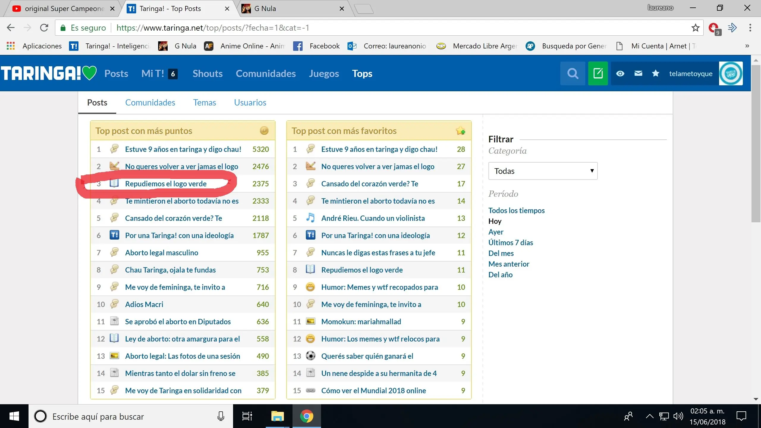 Repudiemos el logo verde