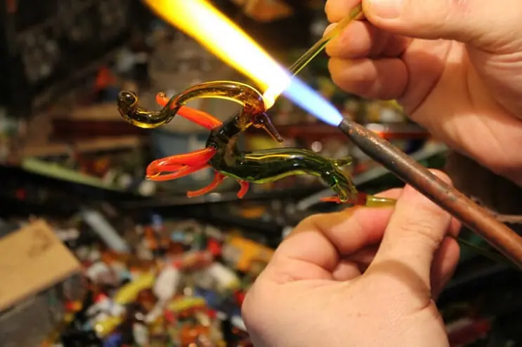 Impresionantes animales hechos de vidrio soplado
