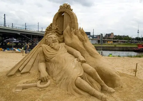esculturas de arena