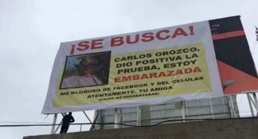 Mujer busca a hombre que la embarazó