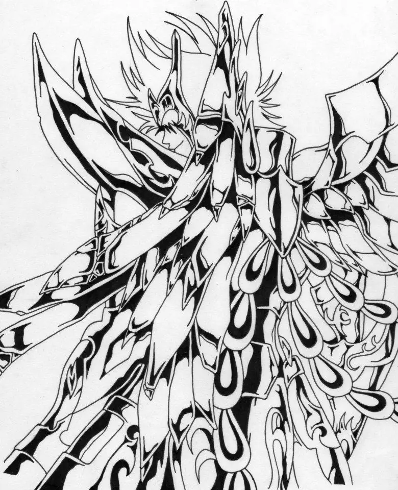 Mis dibujos de Saint seiya Mis dibujos de Saint seiya