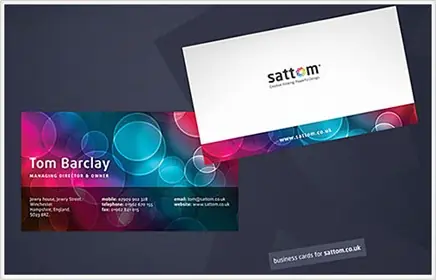 Diseños creativos de tarjetas personales