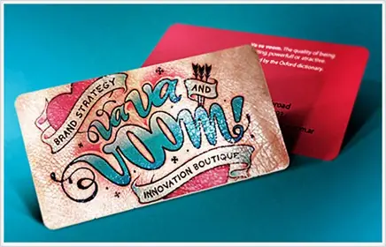 Diseños creativos de tarjetas personales