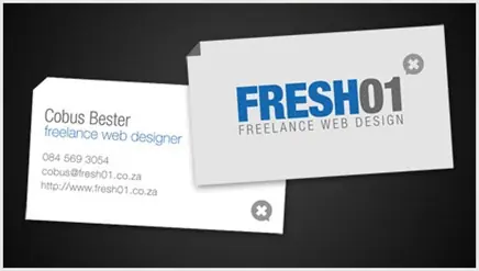 Diseños creativos de tarjetas personales