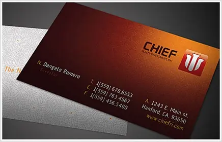 Diseños creativos de tarjetas personales