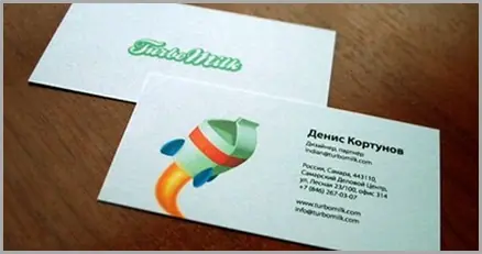 Diseños creativos de tarjetas personales