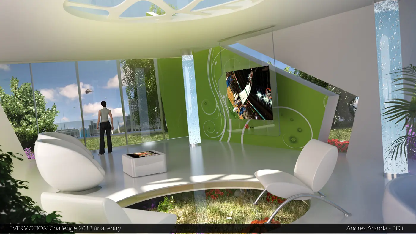 Concurso Evermotion 2013 - Diseña la casa del futuro - 3Dit