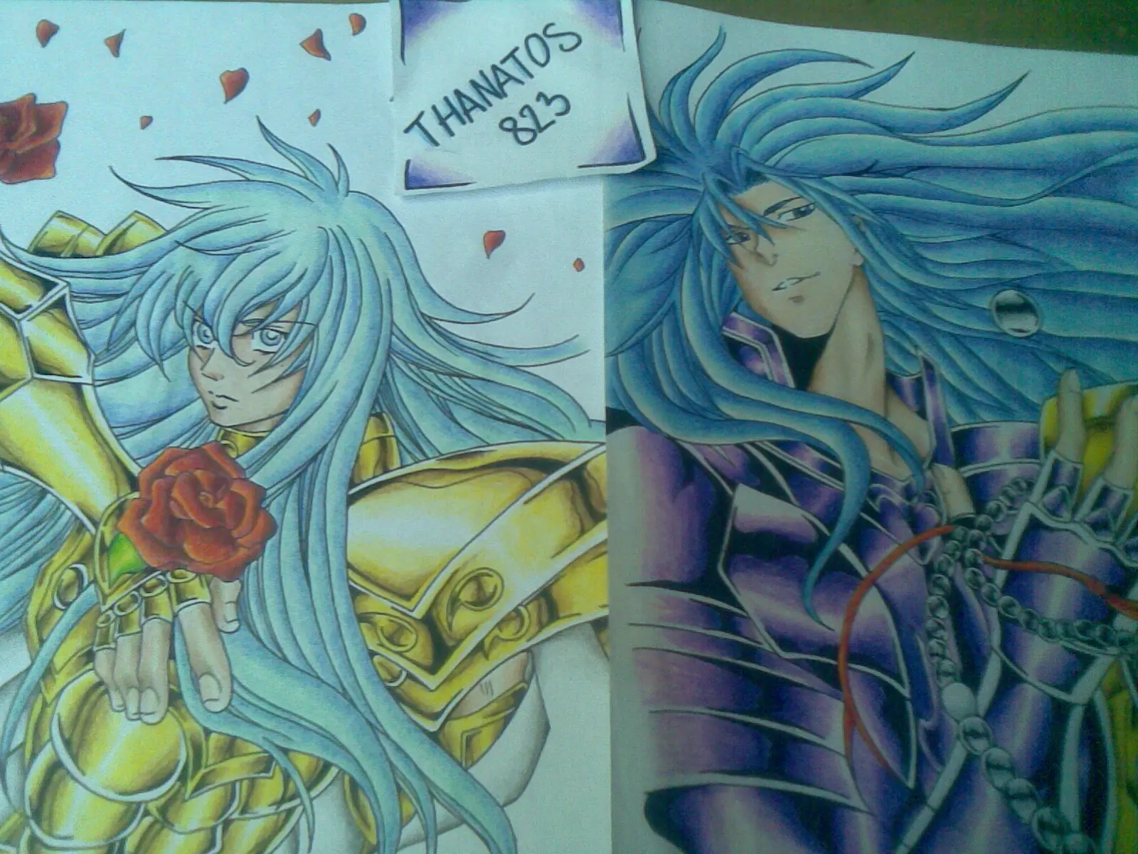 Mis dibujos de Saint seiya Mis dibujos de Saint seiya