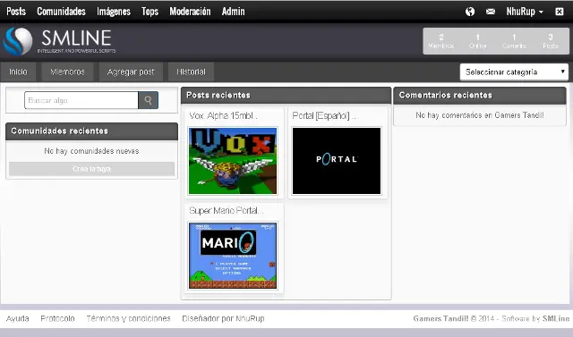 Smline - crea tu web warez facil