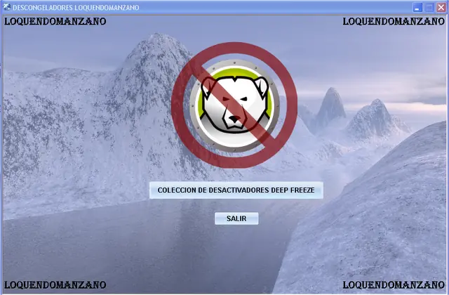 desactivar deep freeze