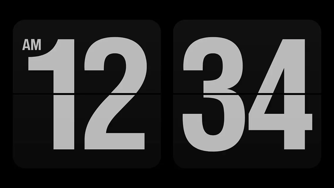 Salvapantallas reloj digital Fliglo Version 1.3.3