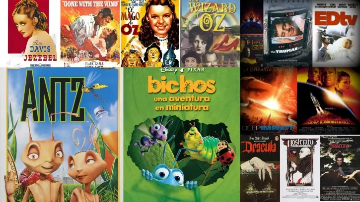 Las películas gemelas en Hollywood