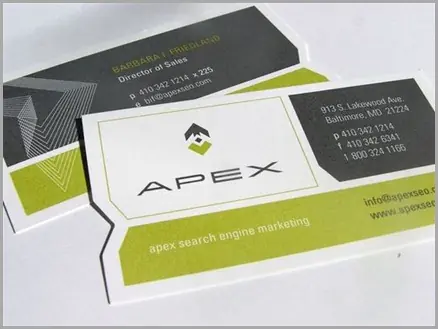 Diseños creativos de tarjetas personales