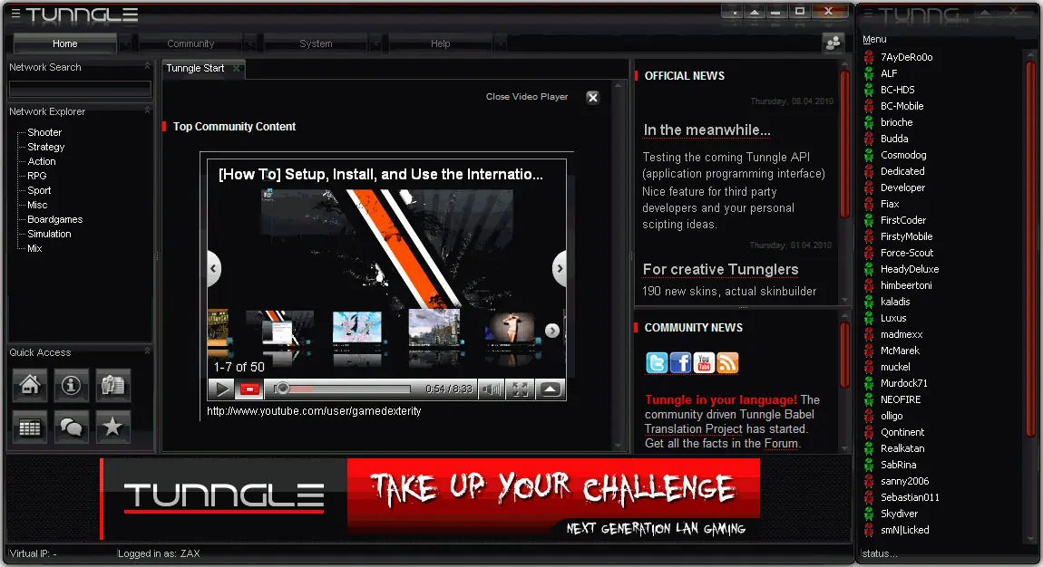 Tunngle la mejor opcion para jugar Lan / online