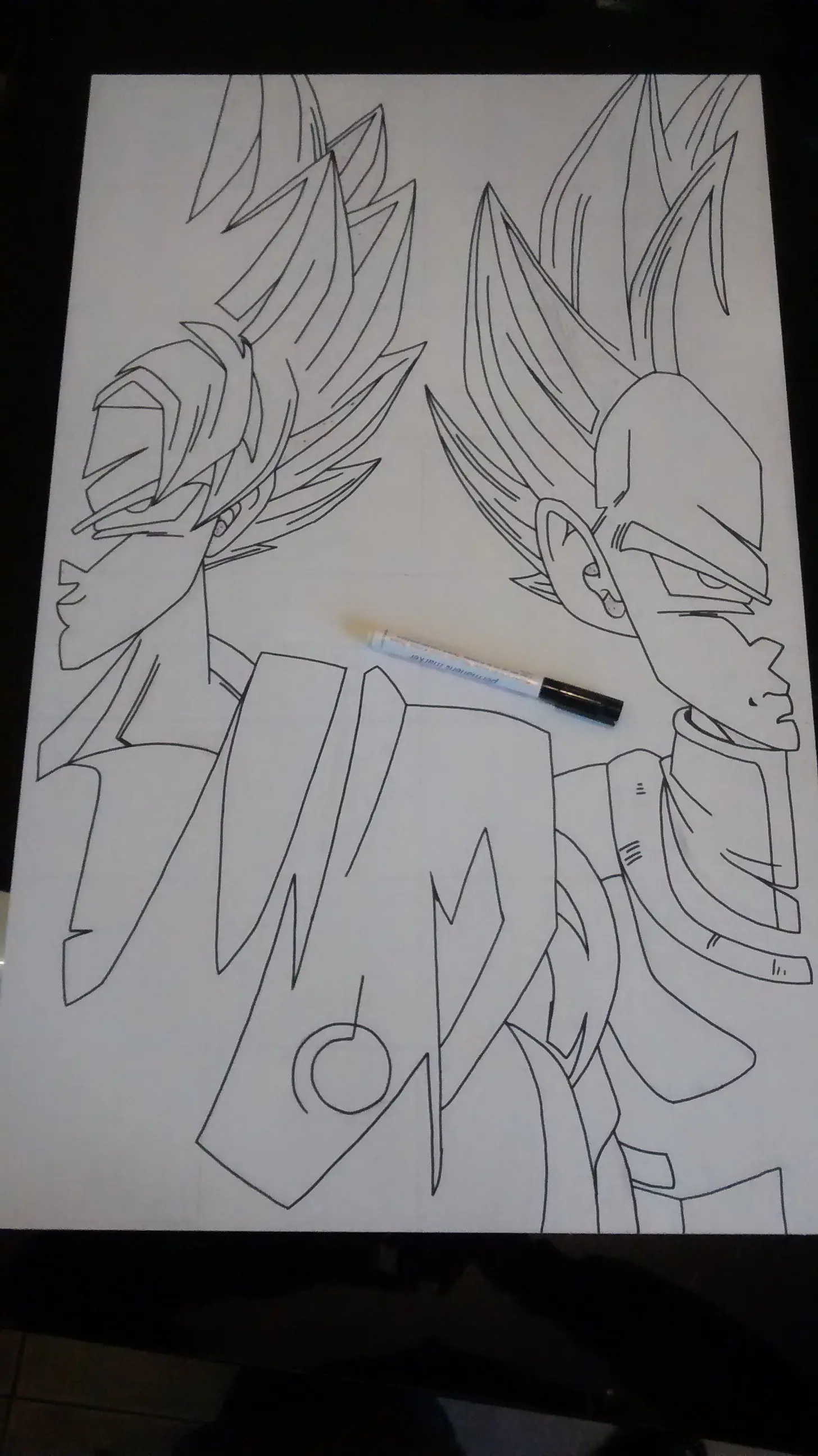 Goku y Vegeta SSJ Blue, otro pedido, pasá y mirá!!