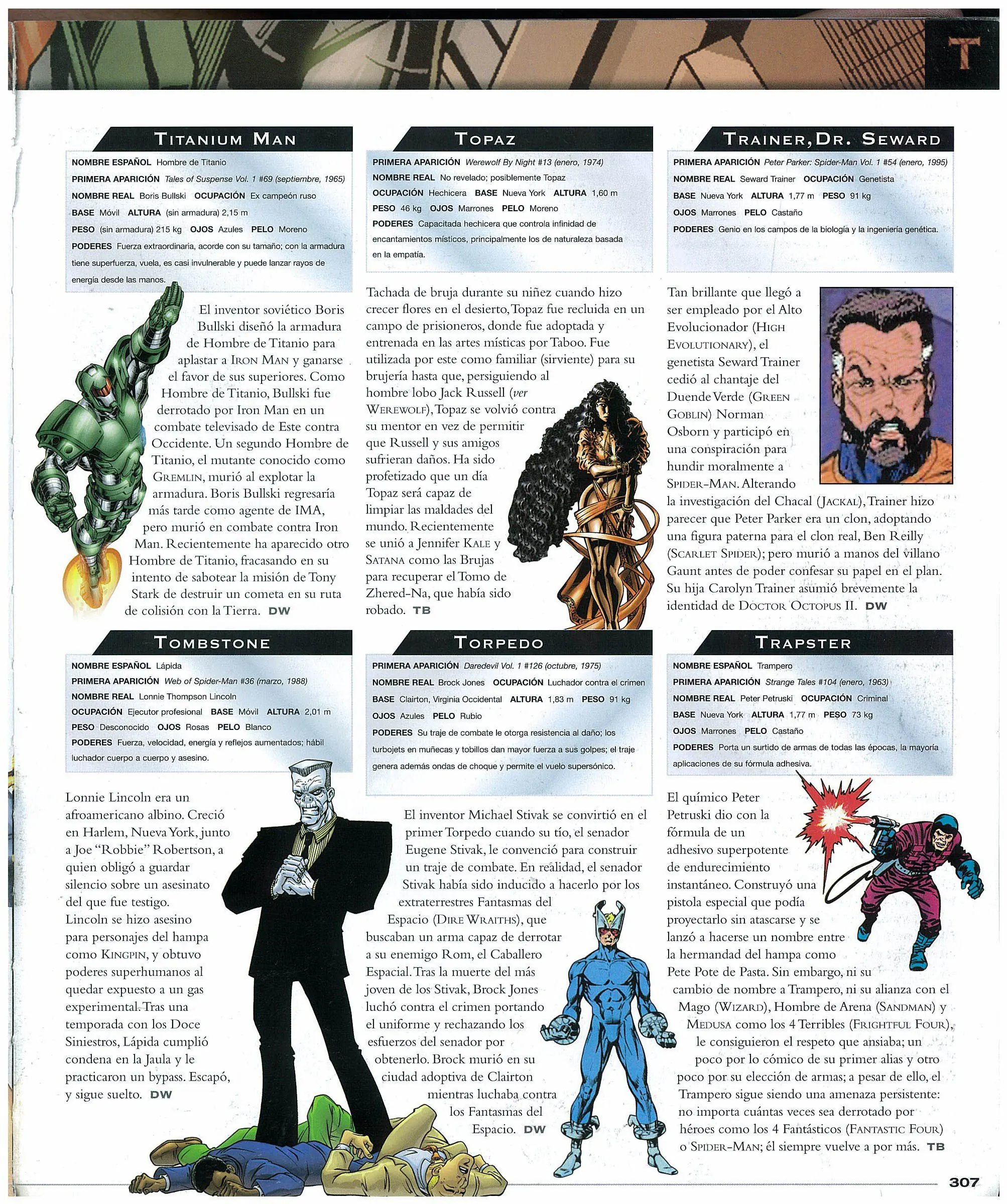 Thor Spiderman Hulk  Punisher Deadpool Wolverine Iron man La cosa La mole capitan America Antorcha Humana Fenix Charles Xavier