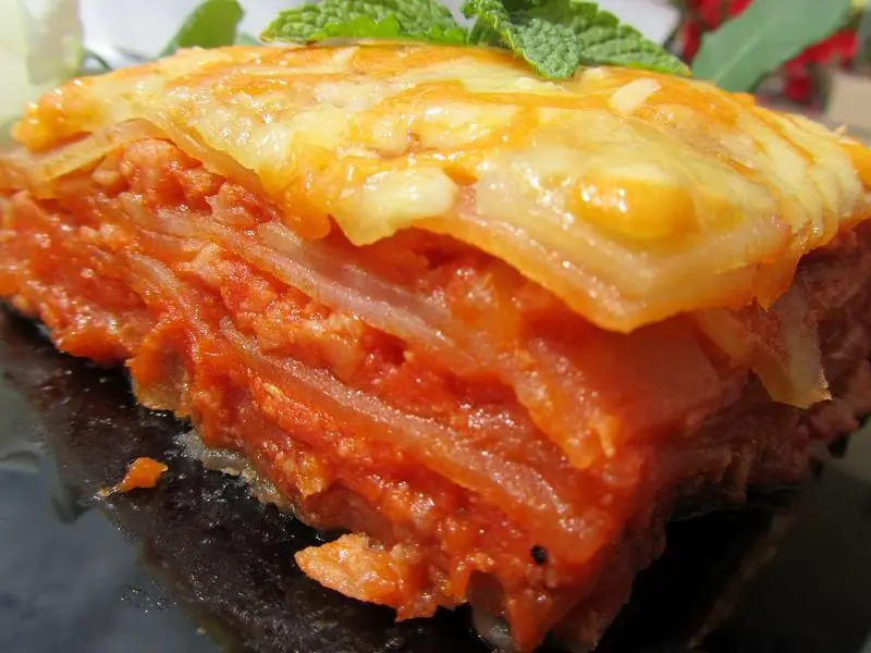 Lasaña de papas