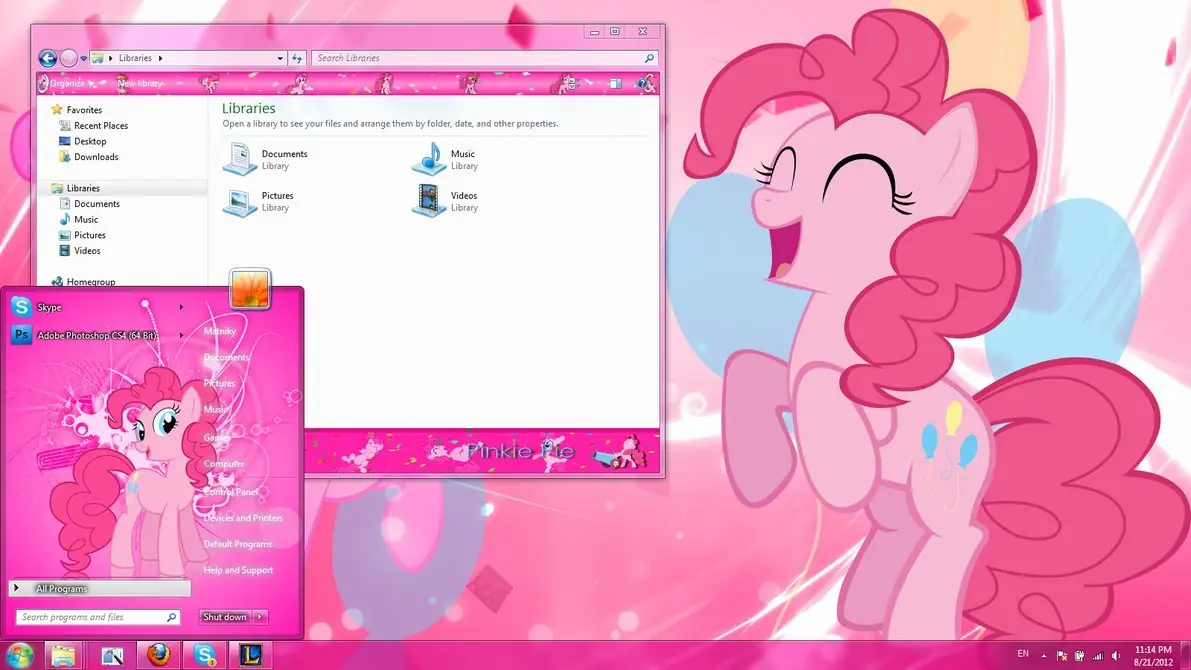 Temas MLP para Win7 + Iconos