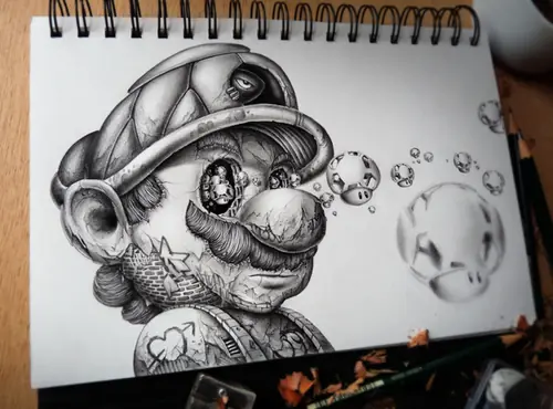 Arte con lapiz y papel: Pierre Yves Riveau