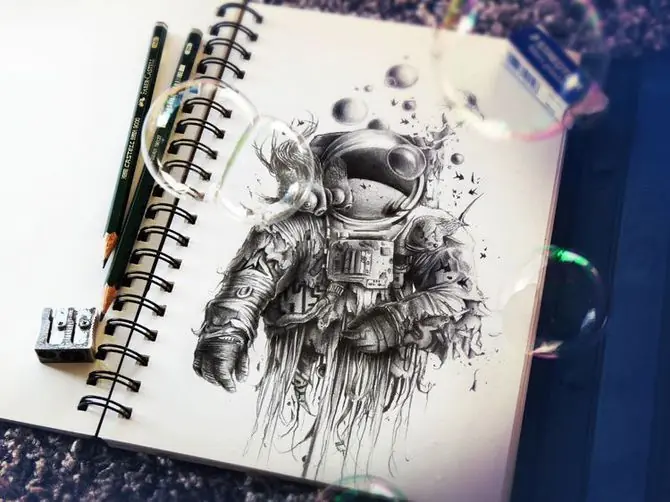 Arte con lapiz y papel: Pierre Yves Riveau